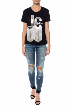 Fringed t-shirt, zdjęcie 2 Fringed t-shirt od Just Cavalli
